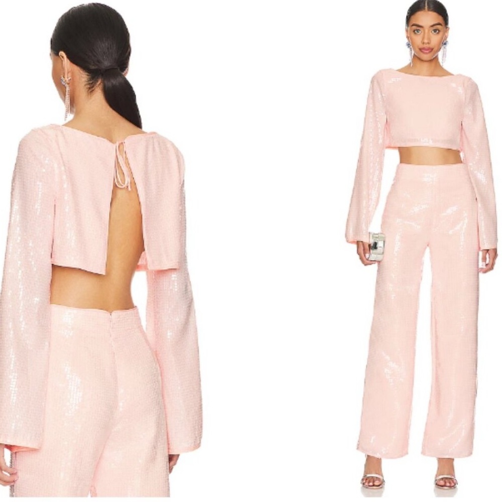 Lovers and Friends Leighton Sequin Top and Pants